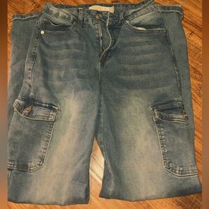 Wide Leg Denim Jeans